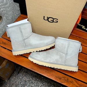 UGG Classic Mini Boot Grey Women’s 7-8 NEW
